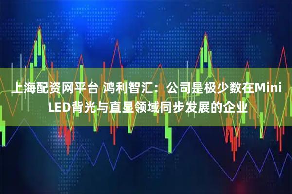上海配资网平台 鸿利智汇：公司是极少数在Mini LED背光与直显领域同步发展的企业
